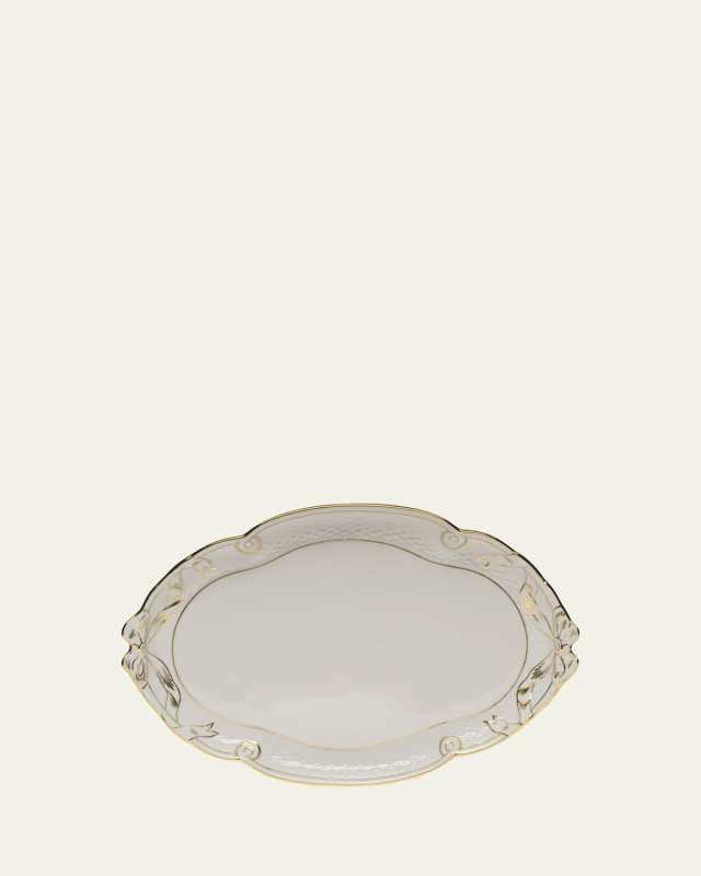 Golden Edge Ribbon Tray